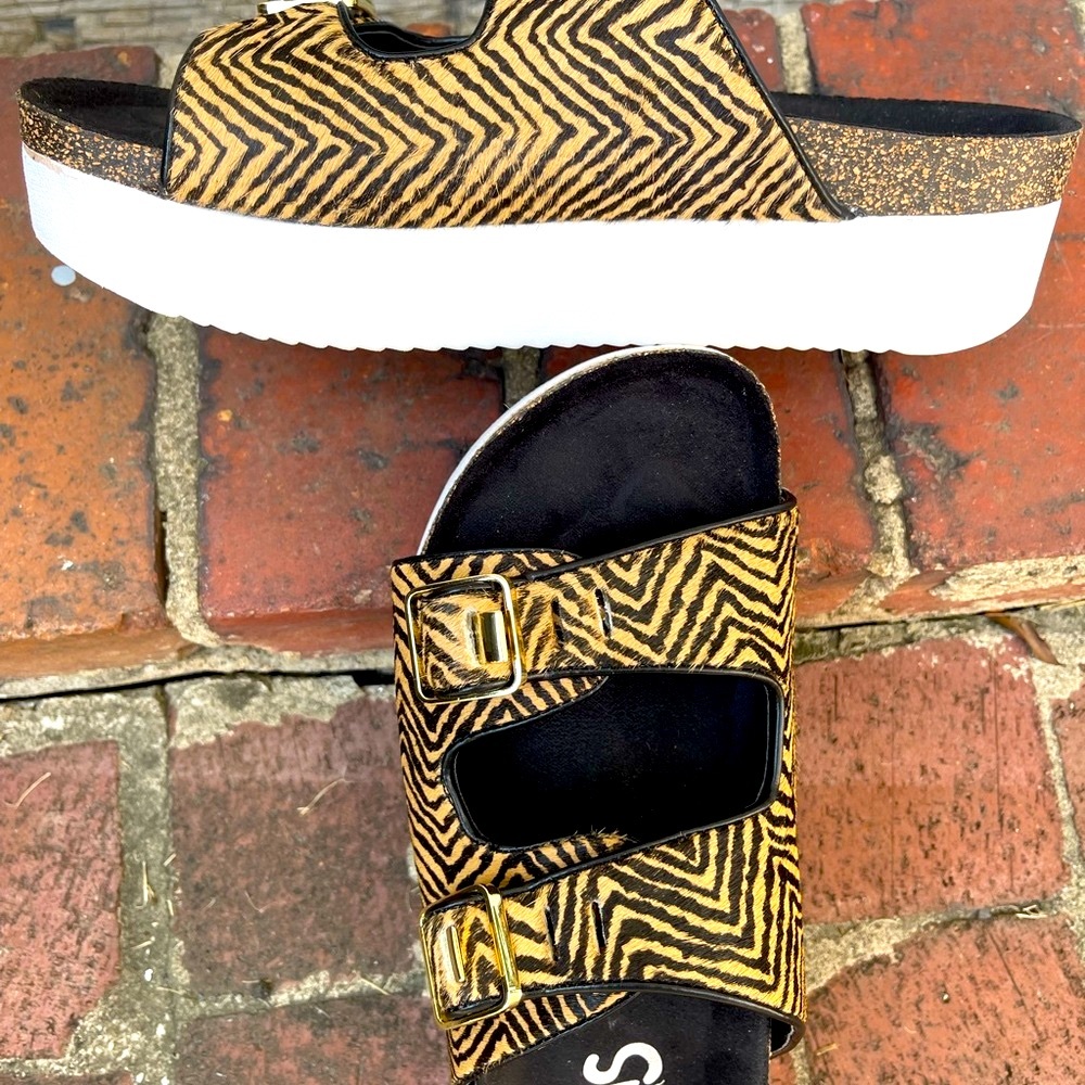 Sam Edelman Buckled Slide Platform Sandal